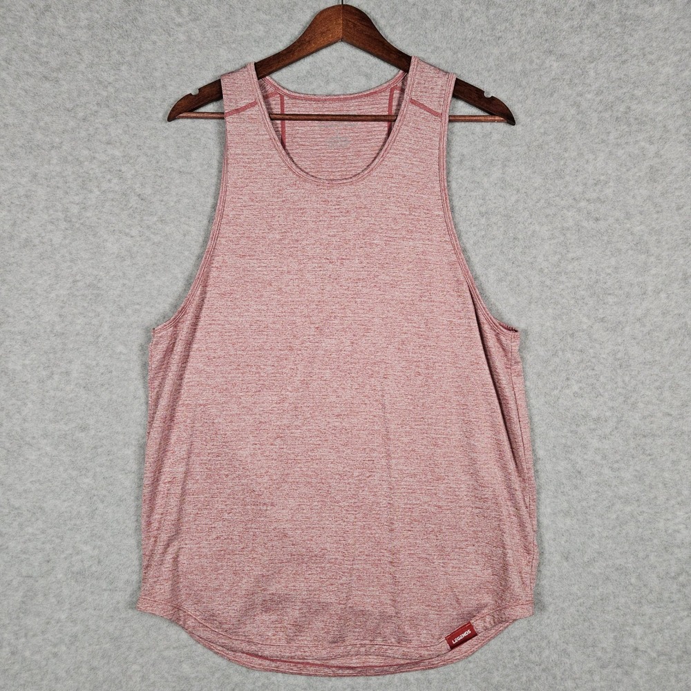 Legends Enzo (Men's Large) Red Tank Top Athletic Training Performance Activewear